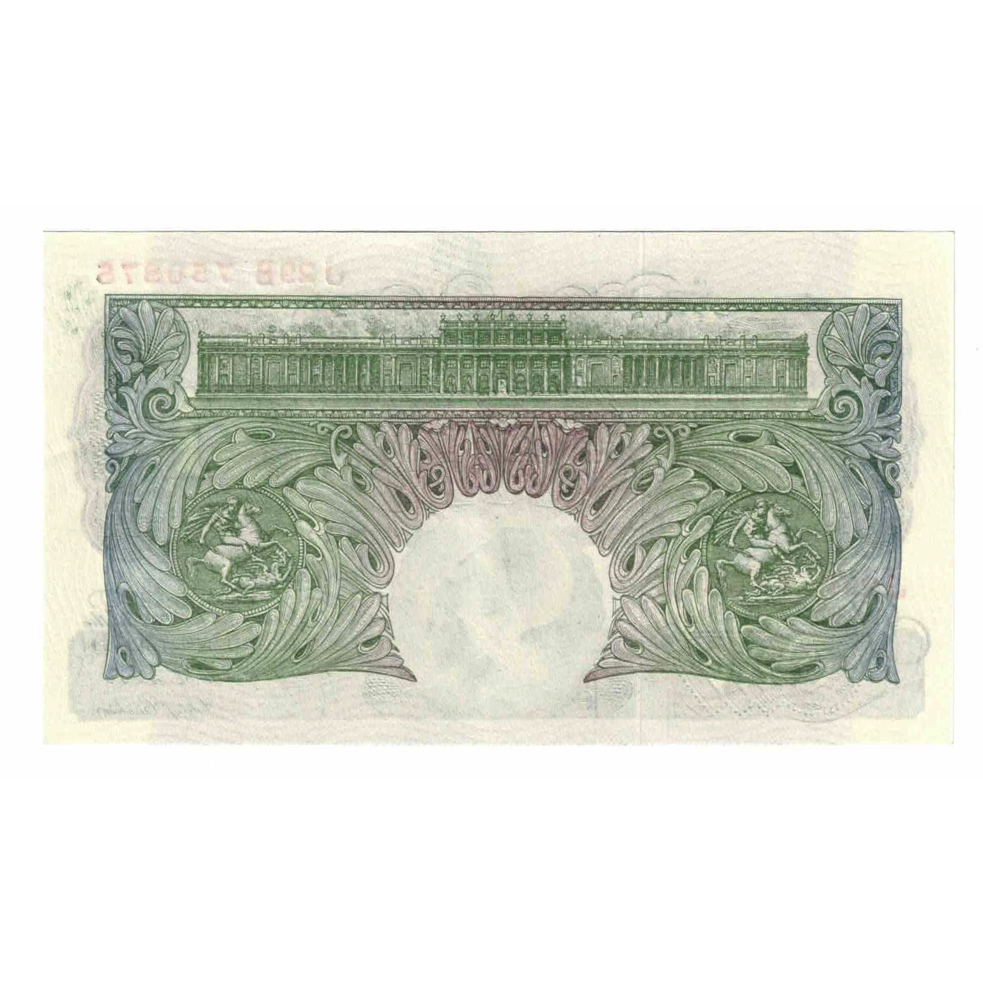 Nota, Grã-Bretanha, 1 Pound, 1949-1955, KM:369b, UNC(63)