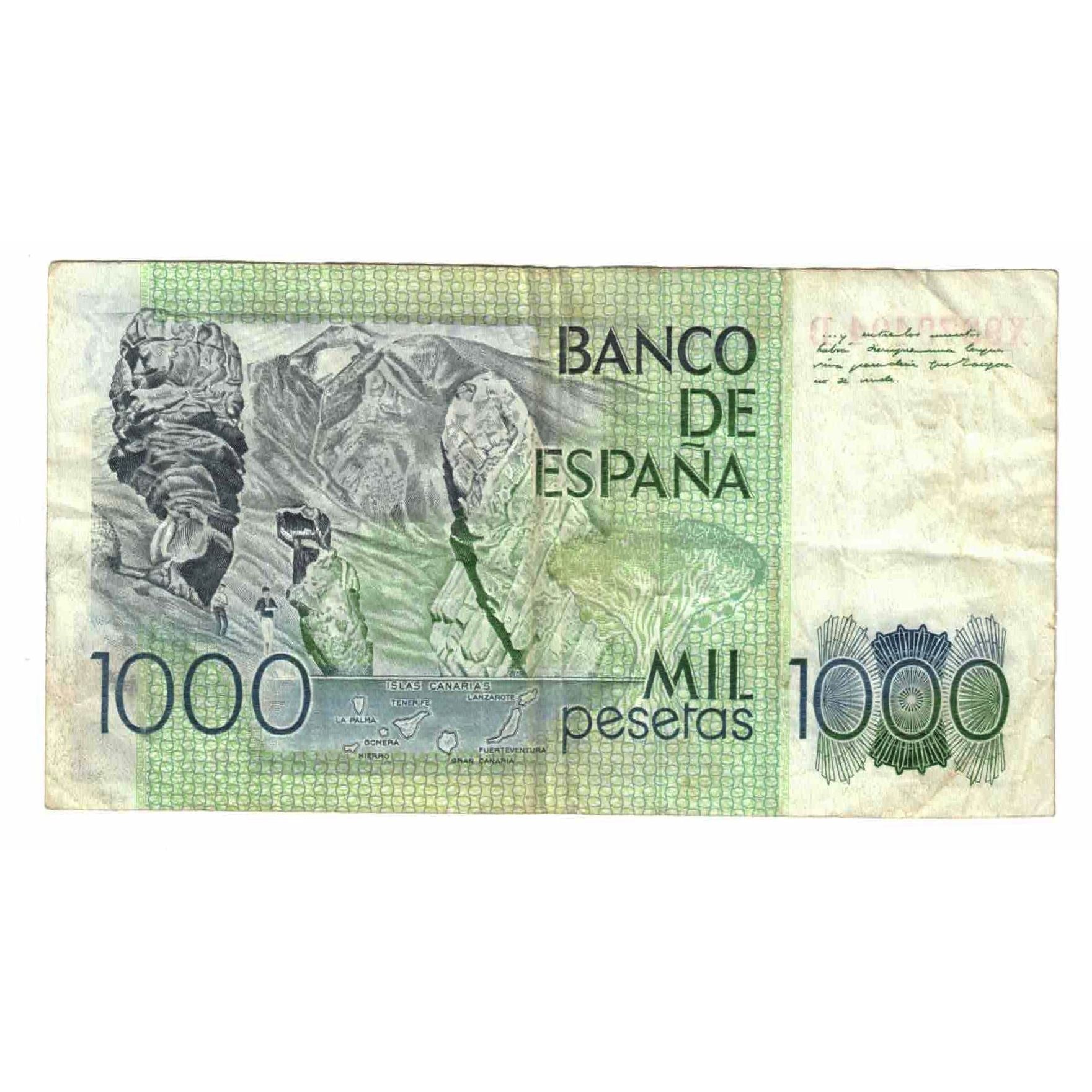 Banknote, Spain, 1000 Pesetas, 1979, 1979-10-23, KM:158, EF(40-45)