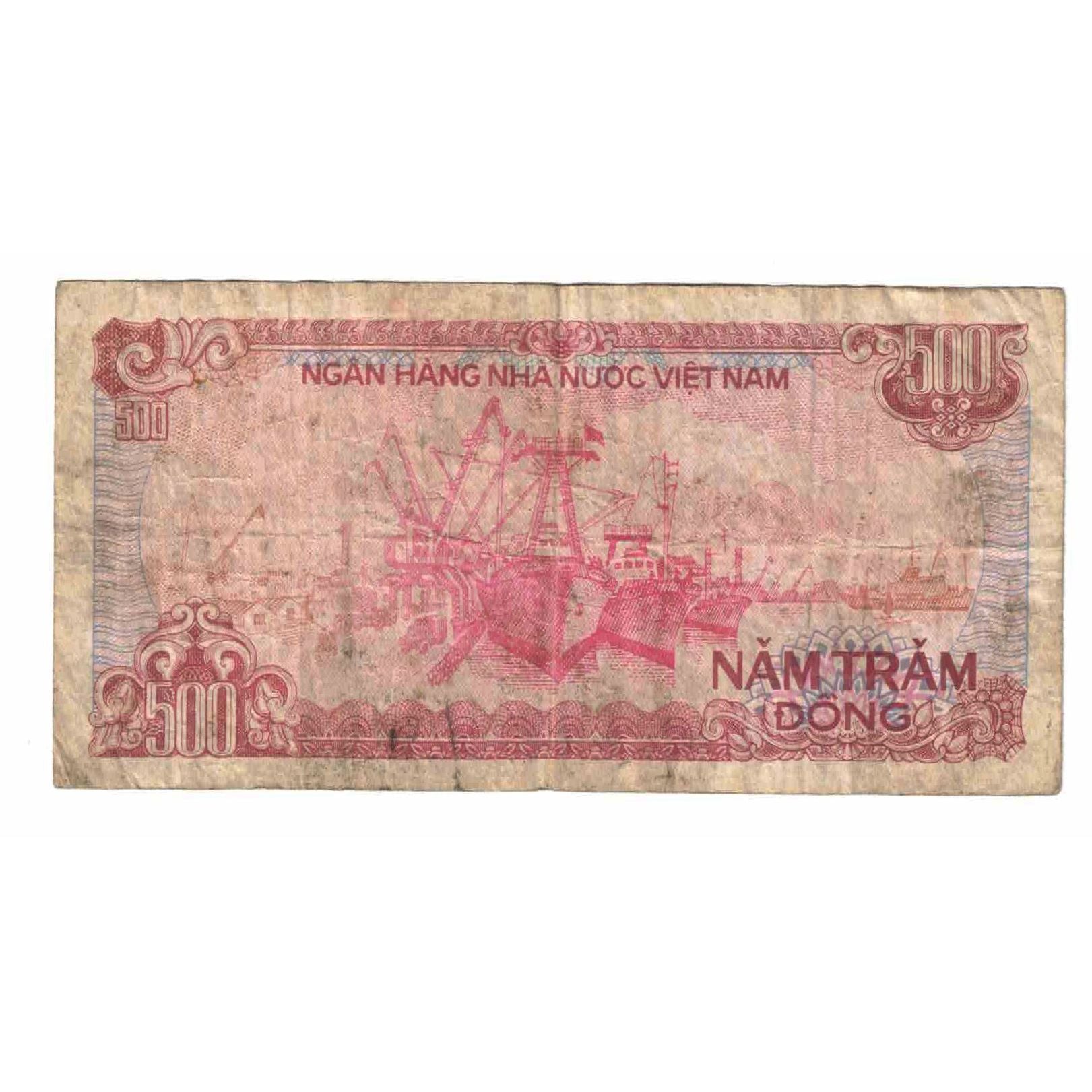 Banknote, Vietnam, 500 D<ox>ng, 1988, KM:101a, VG(8-10)