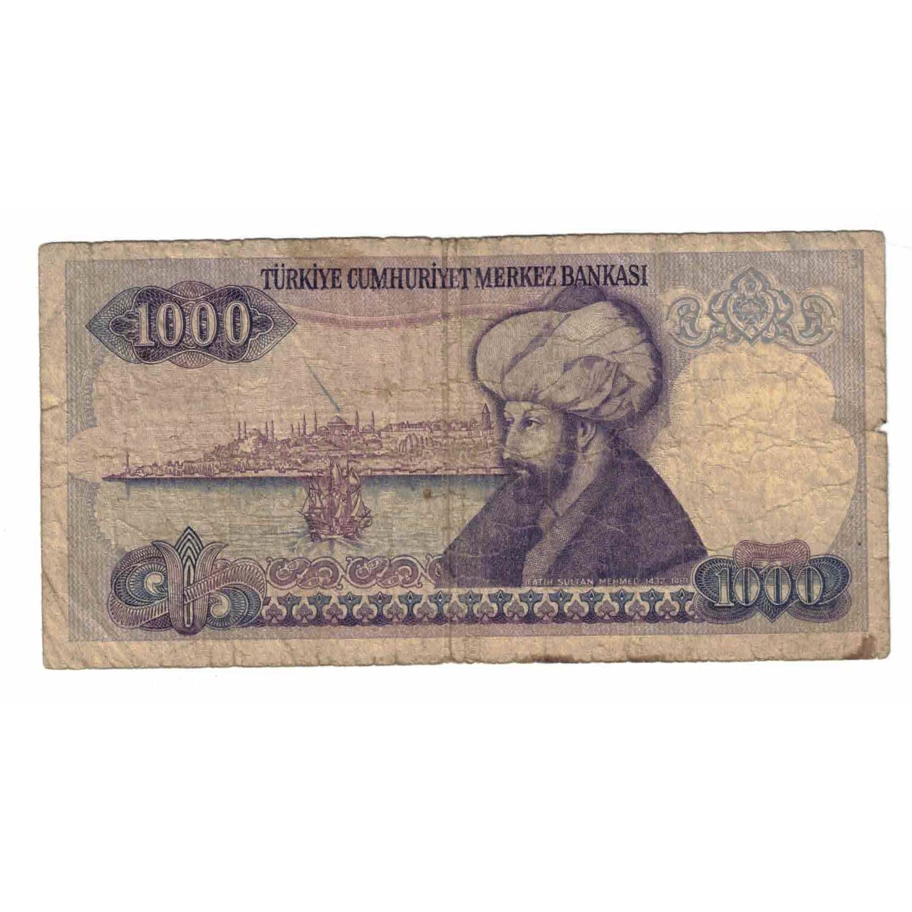 Geldschein, Türkei, 1000 Lira, Undated (1986), KM:196, SGE