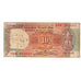 Banknot, India, 10 Rupees, 1992, 1992, KM:88a, VG(8-10)