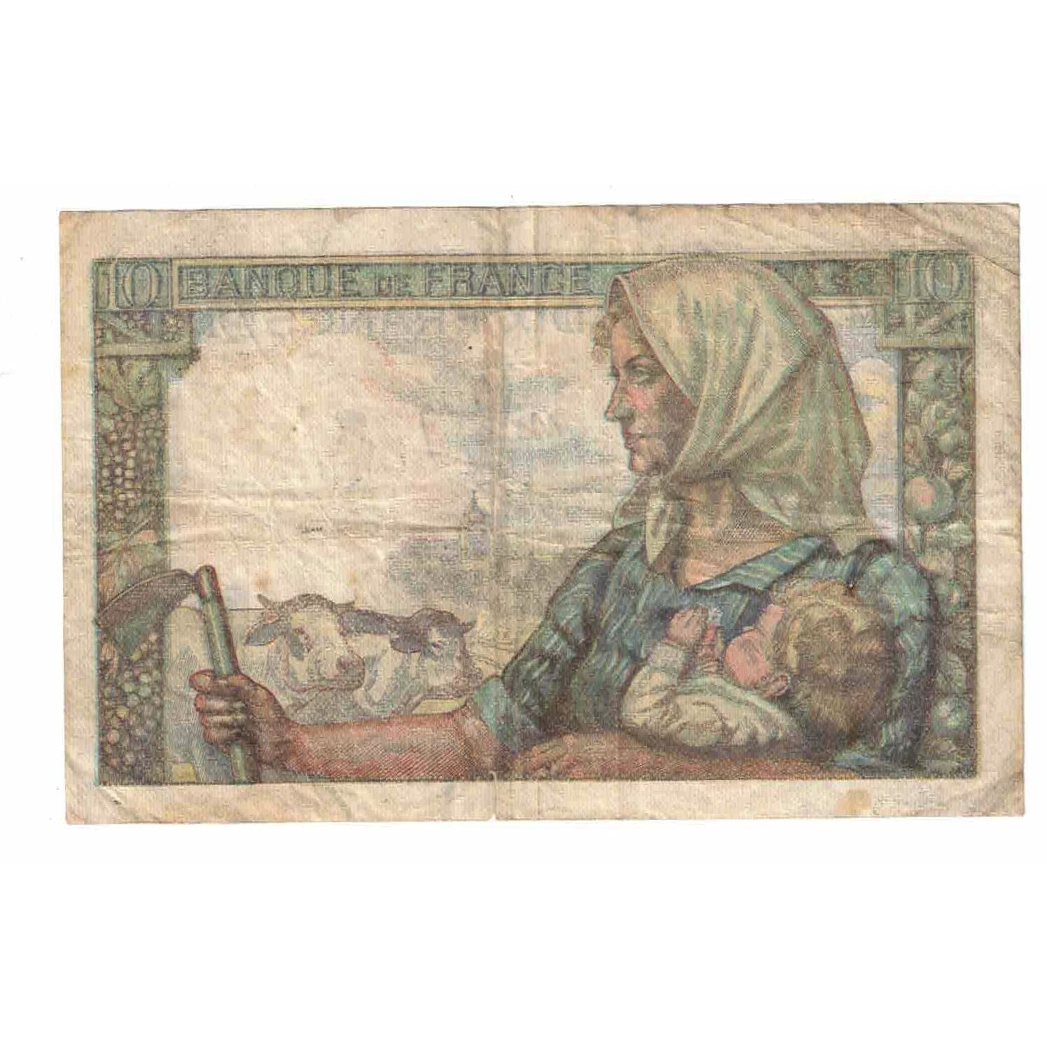 Frankreich, 10 Francs, Mineur, 1949, E.174, S, Fayette:8.2, KM:99f