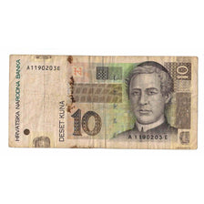 Banknote, Croatia, 10 Kuna, 2001, 2001-03-07, KM:38, VF(20-25)