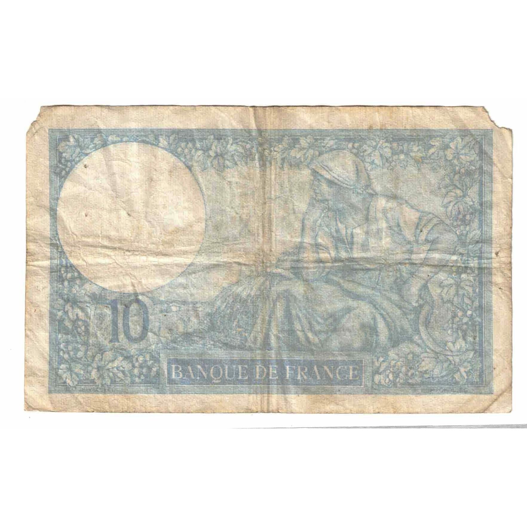 France, 10 Francs, Minerve, 1940, E.77897, B, Fayette:7.17, KM:84