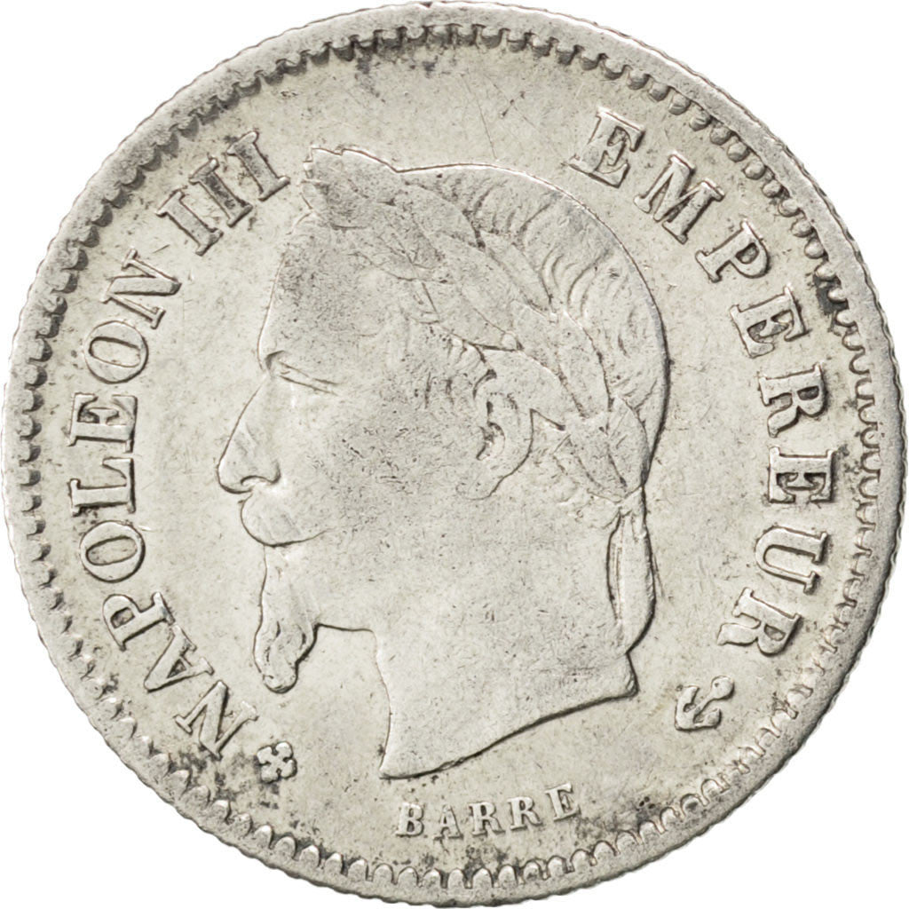 Coin, France, Napoleon III, Napoléon III, 20 Centimes, 1867, Strasbourg