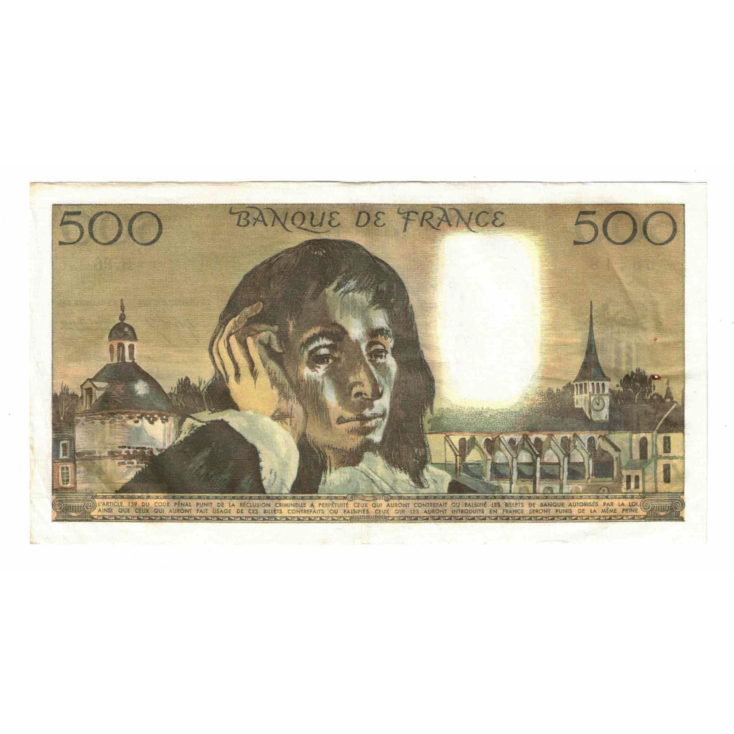 Frankrijk, 500 Francs, Pascal, 1973, H.36, TTB+, Fayette:71.10, KM:156b