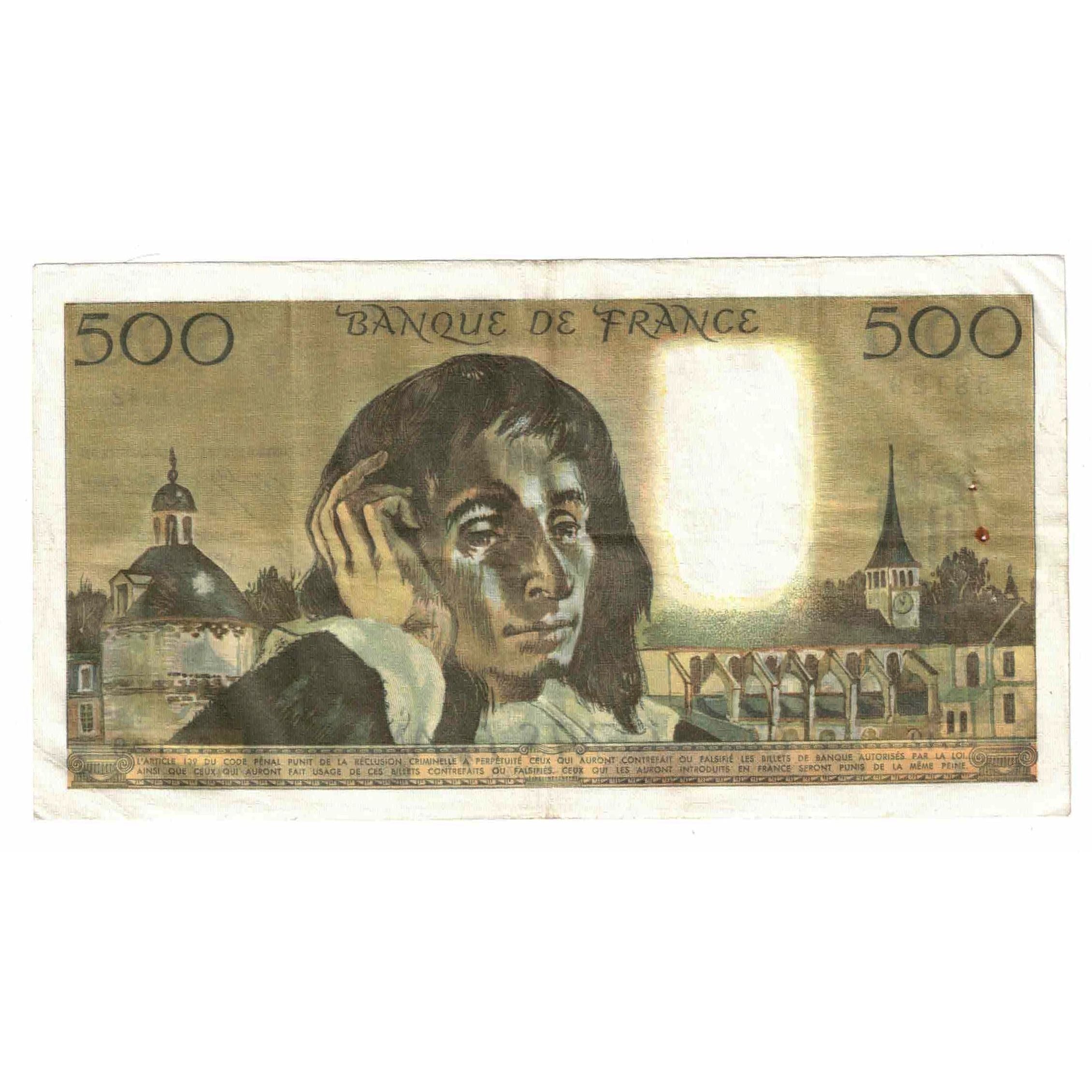 Frankrijk, 500 Francs, Pascal, 1974, E.42, TTB+, Fayette:71.11, KM:156b