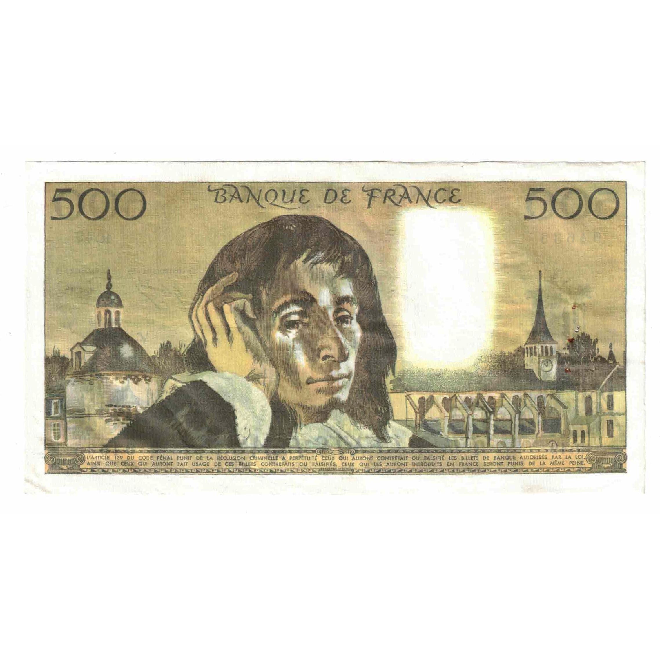 Frankrijk, 500 Francs, Pascal, 1974, R.49, TTB, Fayette:71.12, KM:156c