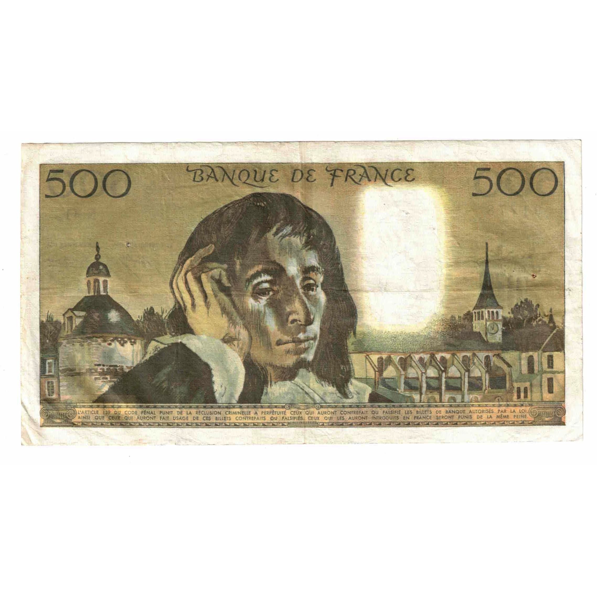Frankrijk, 500 Francs, Pascal, 1974, N.41, TB+, Fayette:71.11, KM:156b