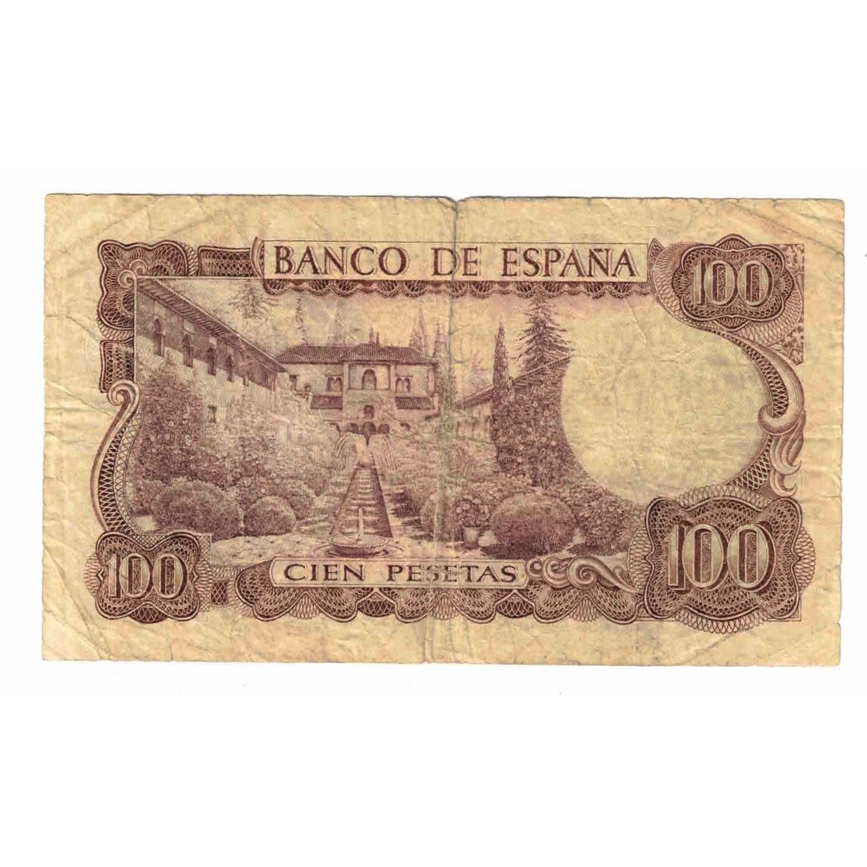 Geldschein, Spanien, 100 Pesetas, 1970, 1970-11-17, KM:152a, SGE+