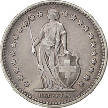 Coin, Switzerland, 2 Francs, 1920, Bern, EF(40-45), Silver, KM:21