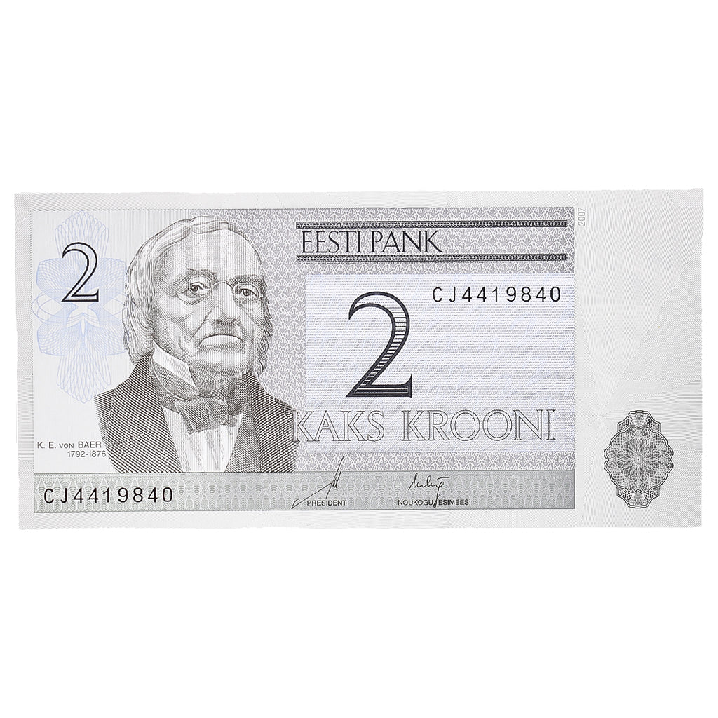 Banknot, Estonia, 2 Krooni, 2007, 2007, KM:85b, UNC(65-70)