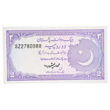 Banknot, Pakistan, 2 Rupees, Undated (1985), KM:37, UNC(65-70)