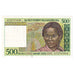 Banknote, Madagascar, 500 Francs = 100 Ariary, Undated (1996), KM:75b