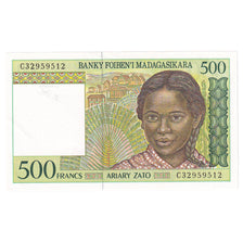 Nota, Madagáscar, 500 Francs = 100 Ariary, Undated (1996), KM:75b, UNC(65-70)
