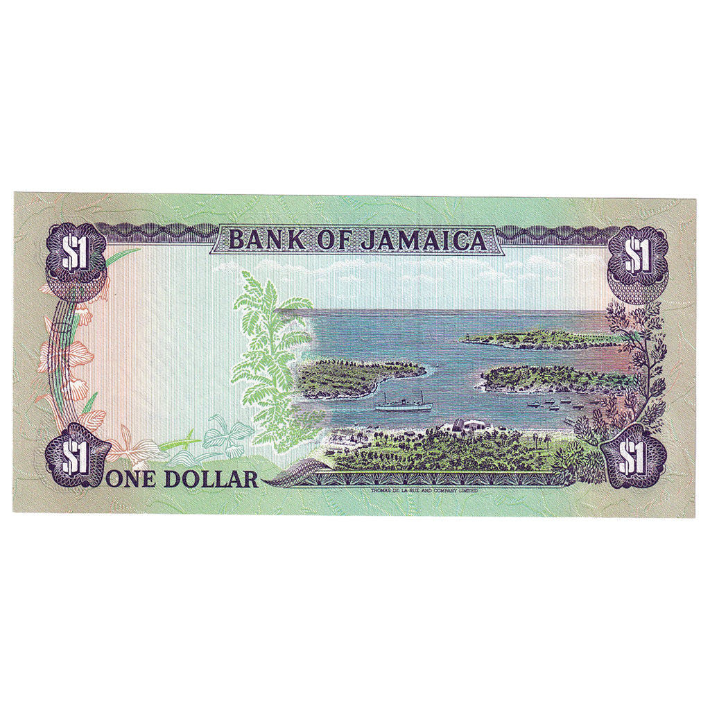 Billet, Jamaïque, 1 Dollar, 1990, 1990-01-01, KM:68Ad, NEUF
