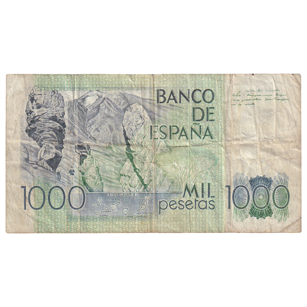 Geldschein, Spanien, 1000 Pesetas, 1979, 1979-10-23, KM:158, S