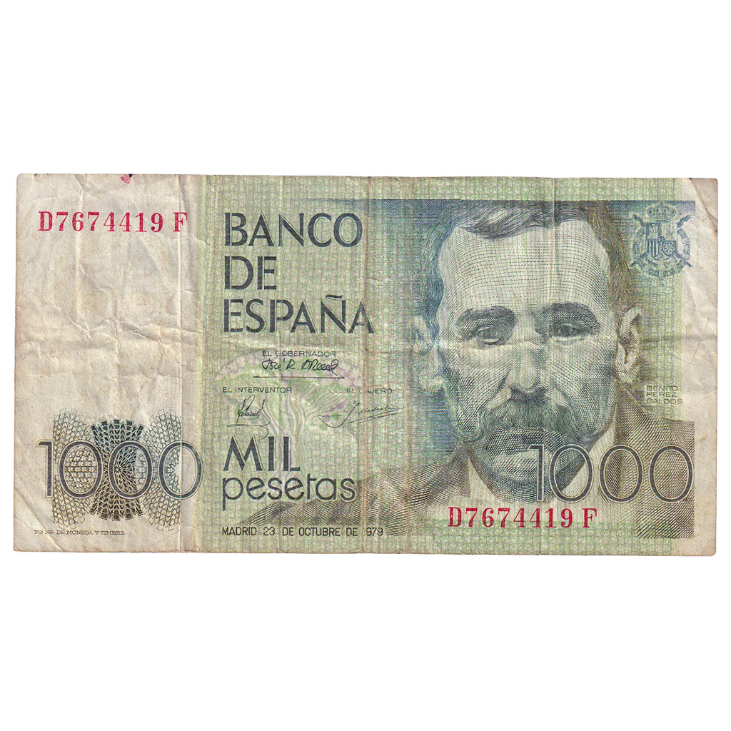 Geldschein, Spanien, 1000 Pesetas, 1979, 1979-10-23, KM:158, S