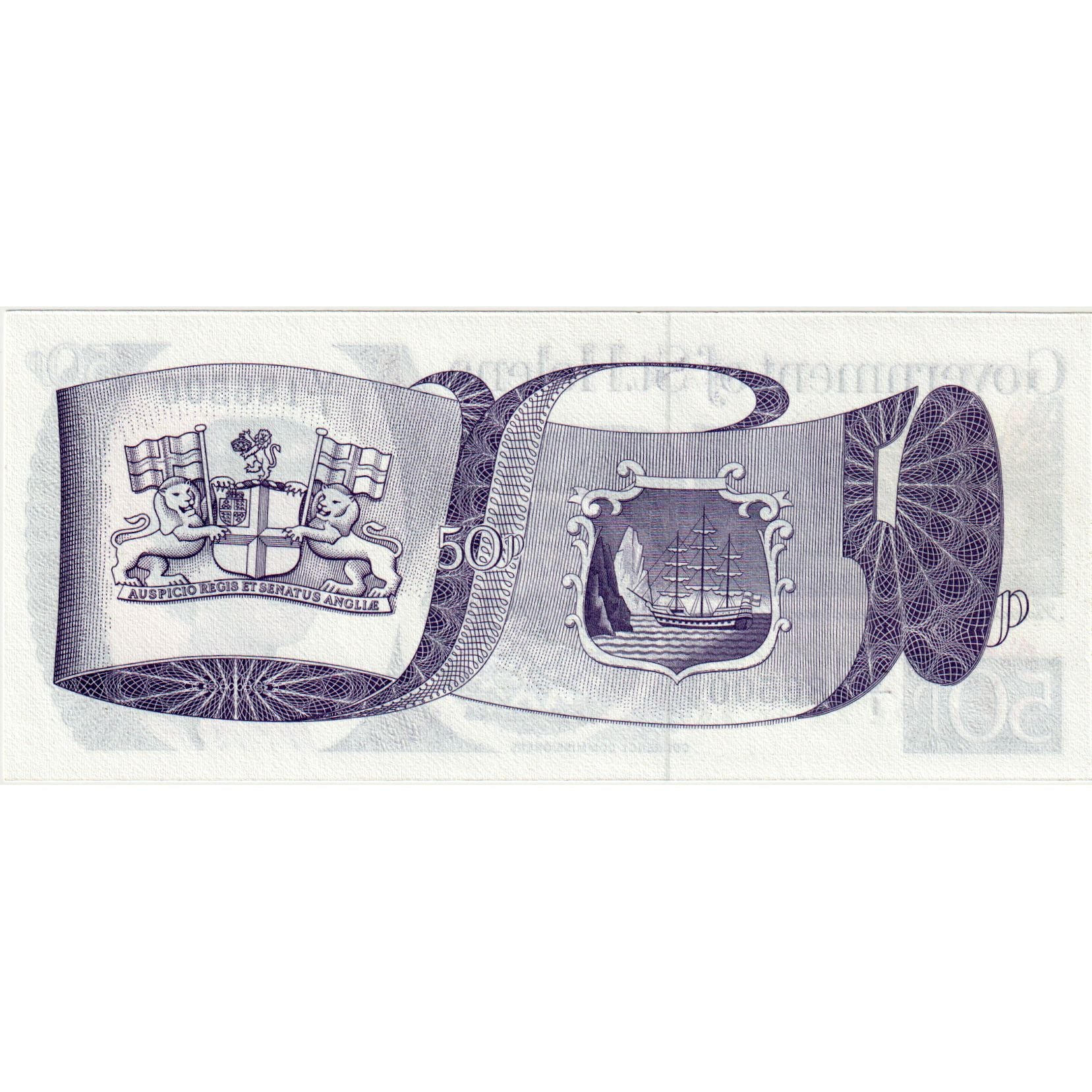 Banconote, Sant’Elena, 50 Pence, Undated (1979), KM:5a, FDS