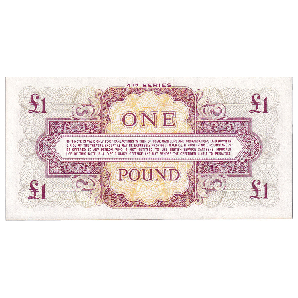 Billete, 1 Pound, Undated (1962), Gran Bretaña, KM:M36a, UNC