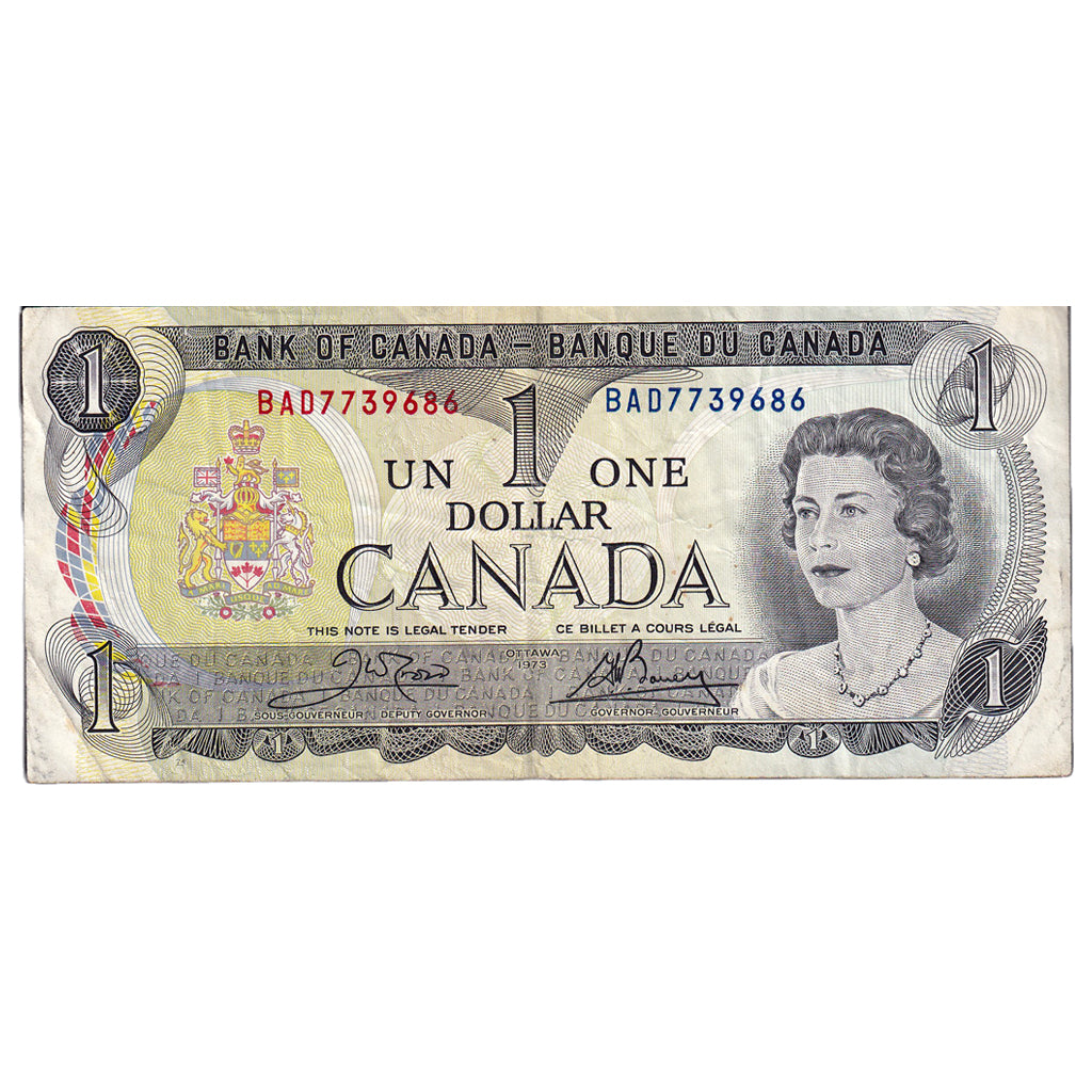 Banknot, Canada, 1 Dollar, 1973, KM:85c, EF(40-45)