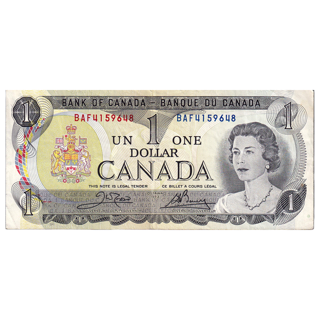 Geldschein, Kanada, 1 Dollar, 1973, KM:85c, SS
