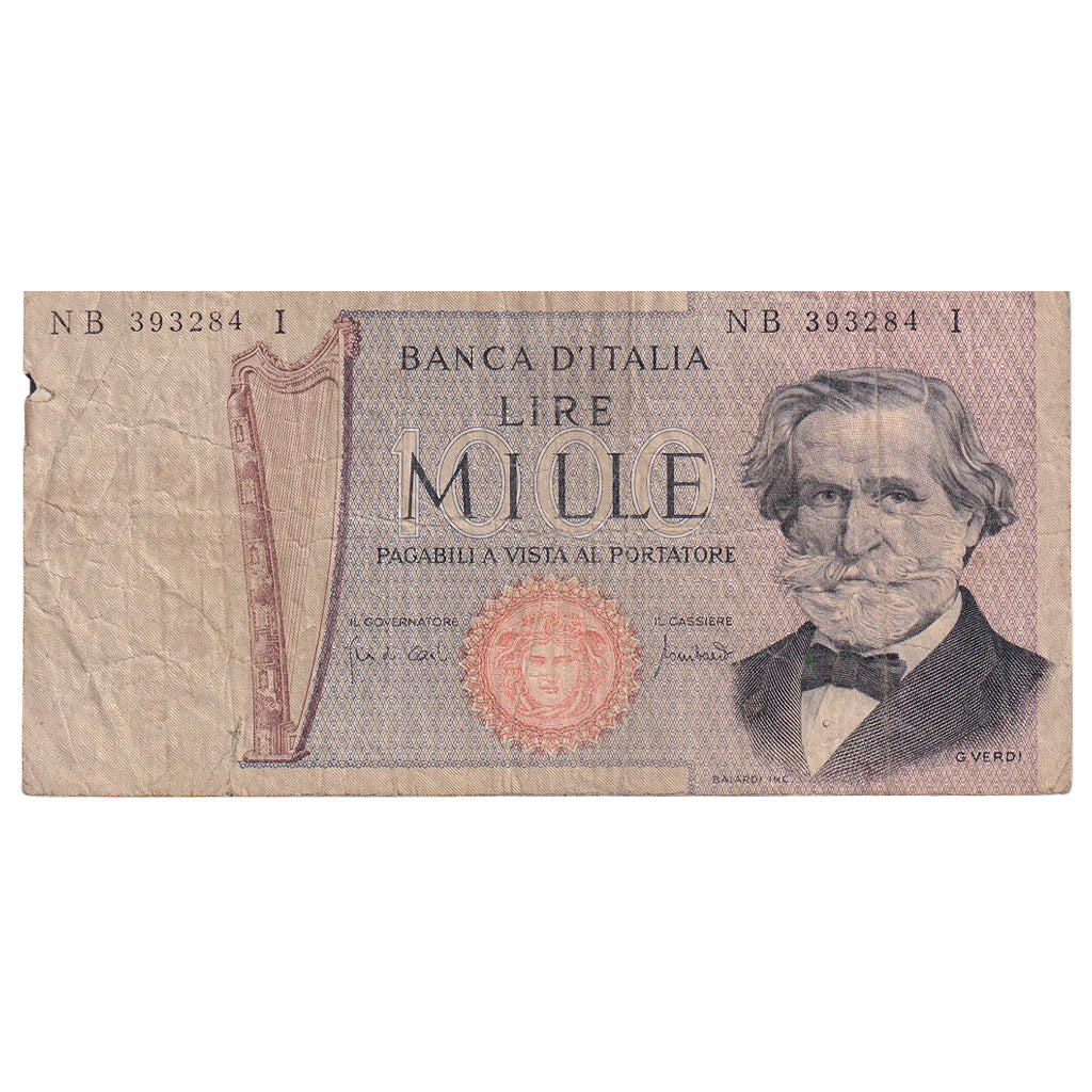 Billet, Italie, 1000 Lire, 1971, 1971-03-11, KM:101b, B