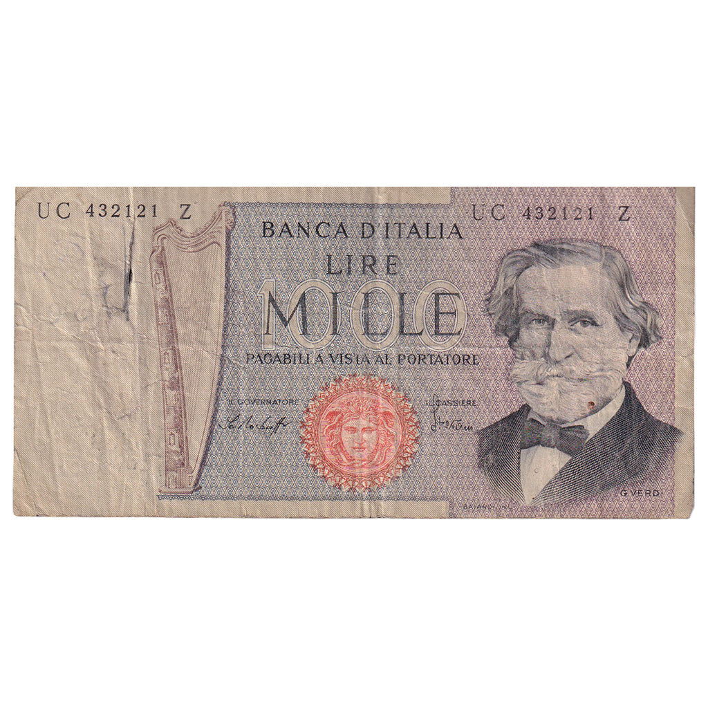Billet, Italie, 1000 Lire, 1977, 1977-01-10, KM:101e, TB