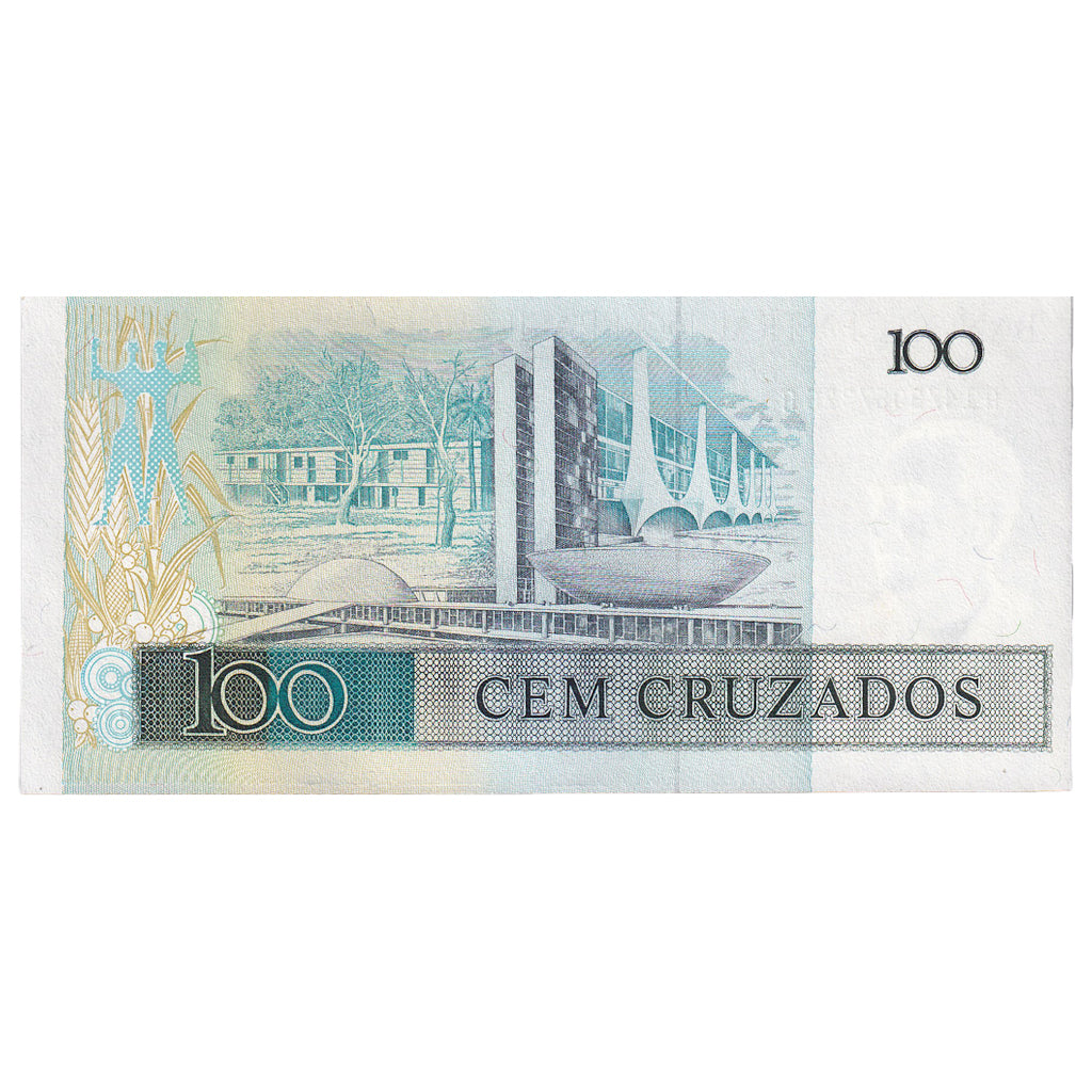 Billet, Brésil, 100 Cruzados, Undated (1987), KM:211b, NEUF