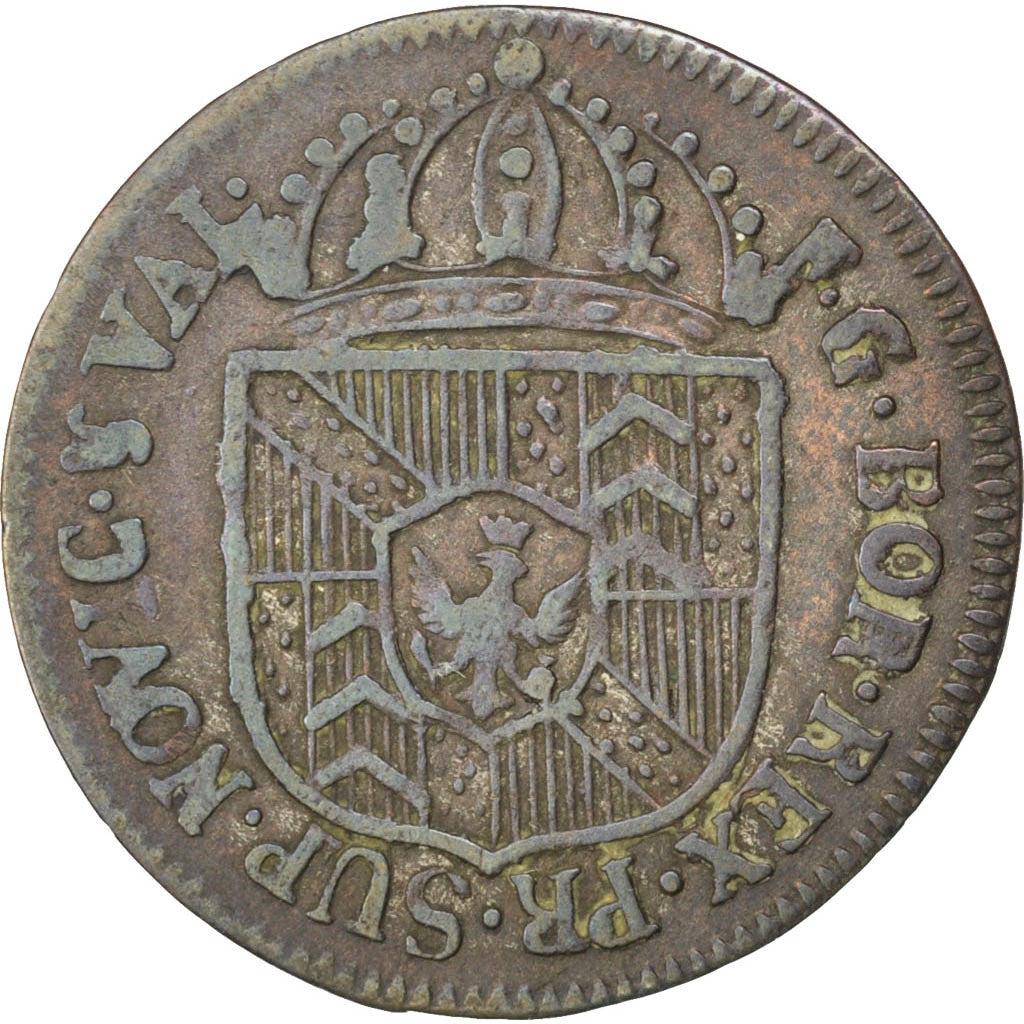 Monnaie, SWISS CANTONS, NEUCHATEL, 1/2 Batzen, 1794, Neuenburg, TTB, Billon