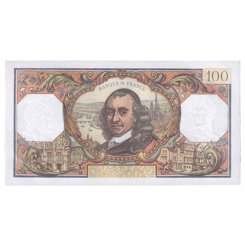 Frankrijk, 100 Francs, Corneille, 1971, R.572, TTB+, Fayette:65.36, KM:149d