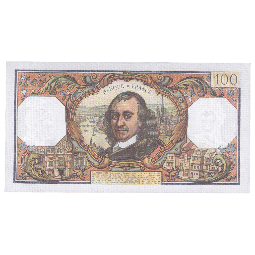 Frankrijk, 100 Francs, Corneille, 1971, R.572, TTB+, Fayette:65.36, KM:149d