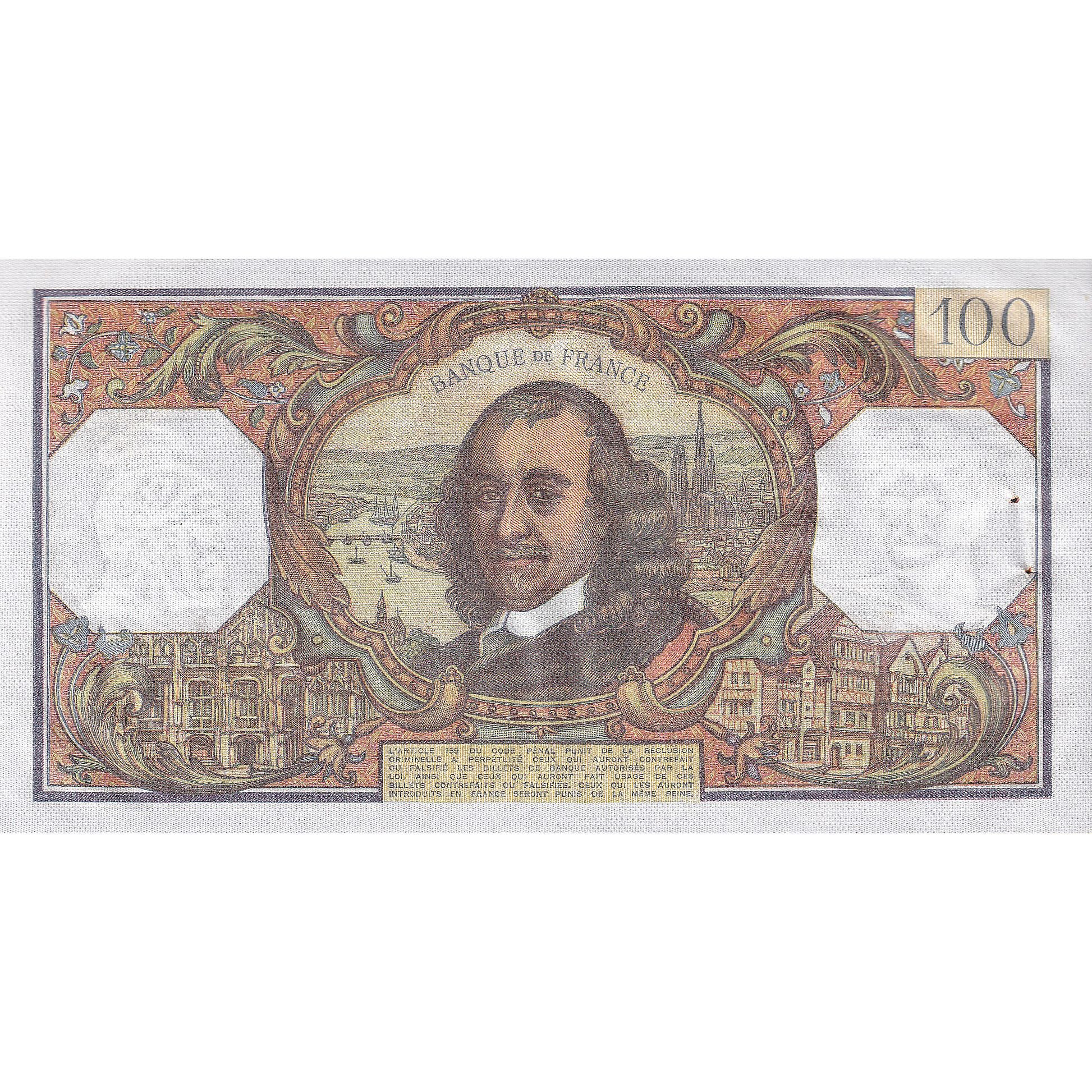 France, 100 Francs, Corneille, 1971, E.537, TTB+, Fayette:65.35, KM:149c