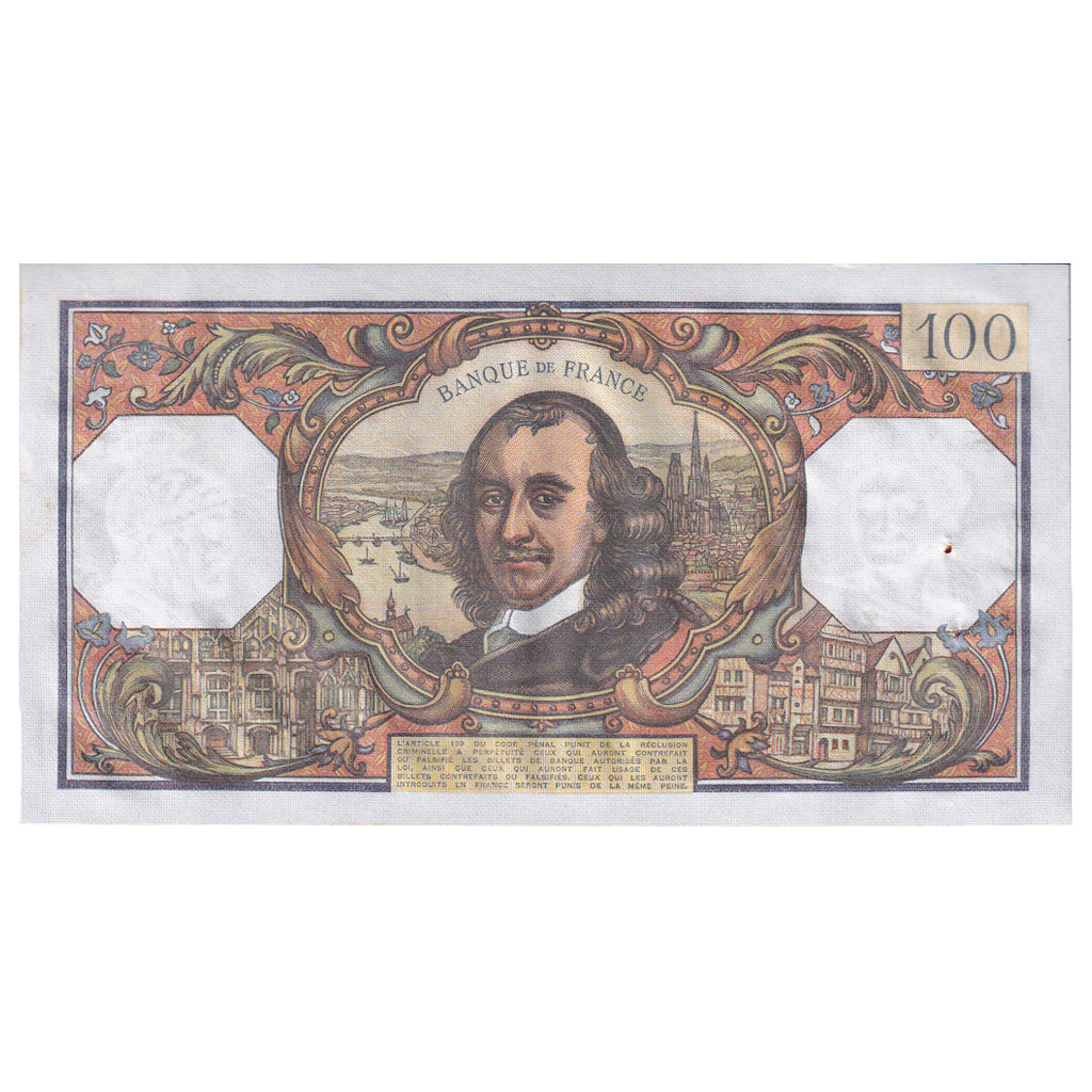 Francia, 100 Francs, Corneille, 1973, Z.720, MBC+, Fayette:65.42, KM:149d