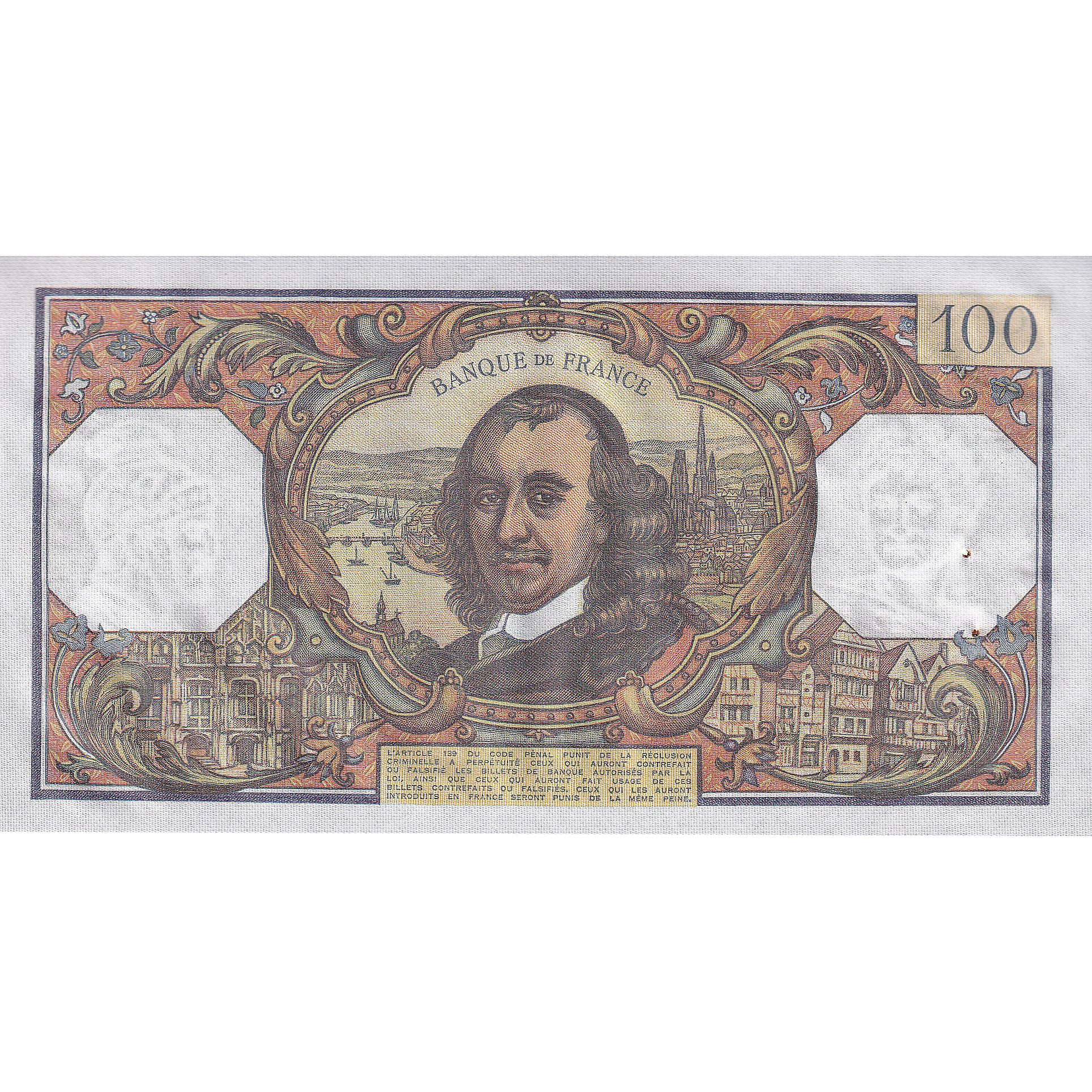Frankreich, 100 Francs, Corneille, 1973, Z.720, SS+, Fayette:65.42, KM:149d