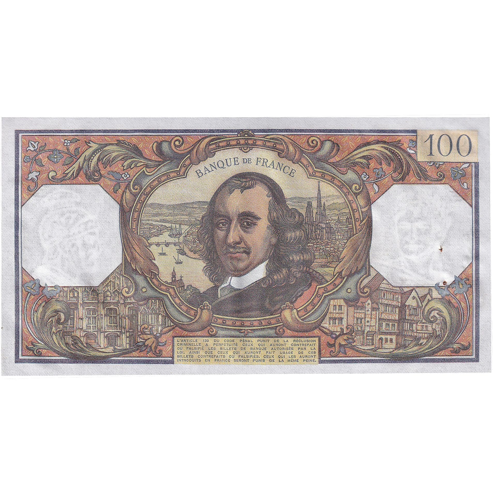 France, 100 Francs, Corneille, 1973, Z.720, TTB+, Fayette:65.42, KM:149d