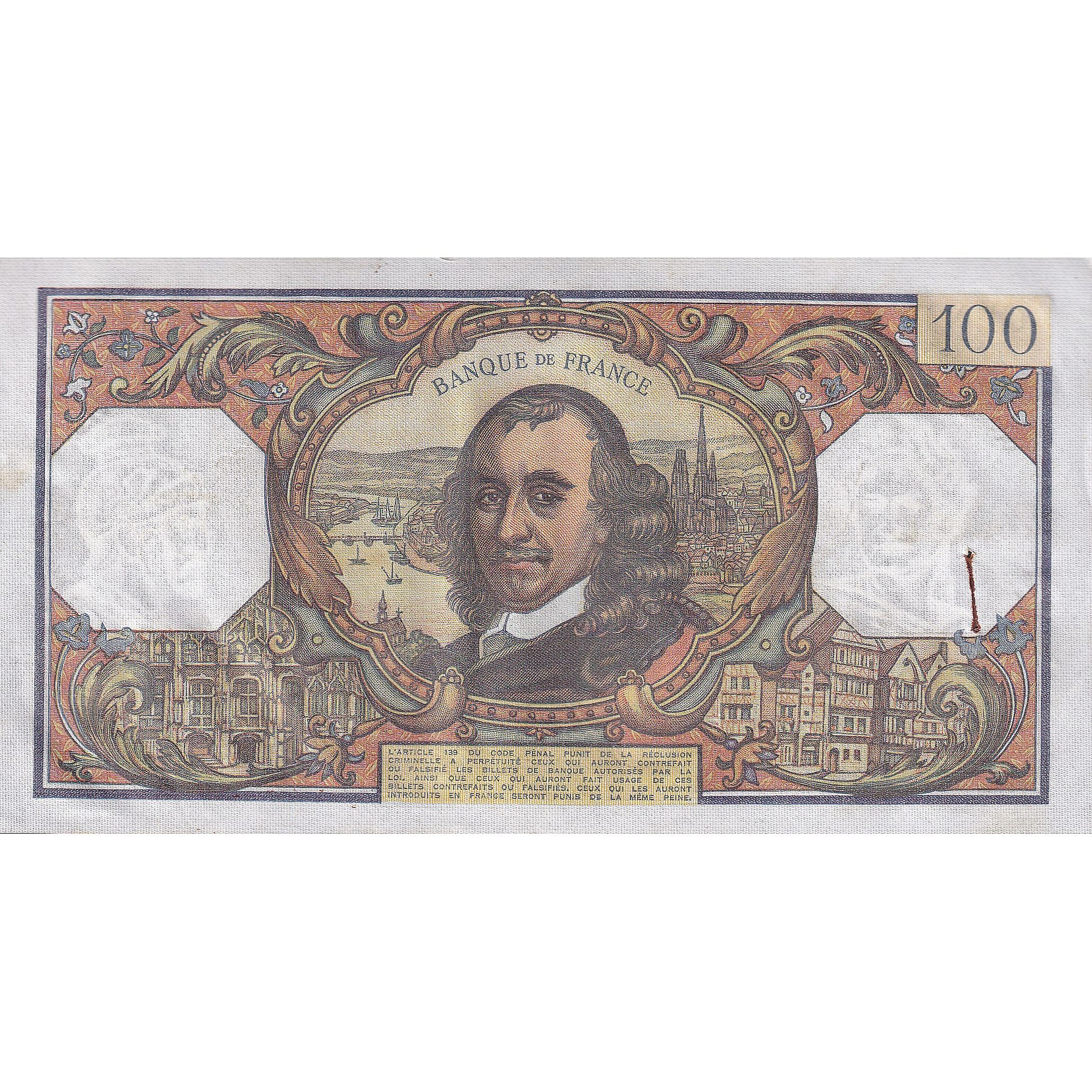 Frankreich, 100 Francs, Corneille, 1973, Z.720, SS, Fayette:65.42, KM:149d
