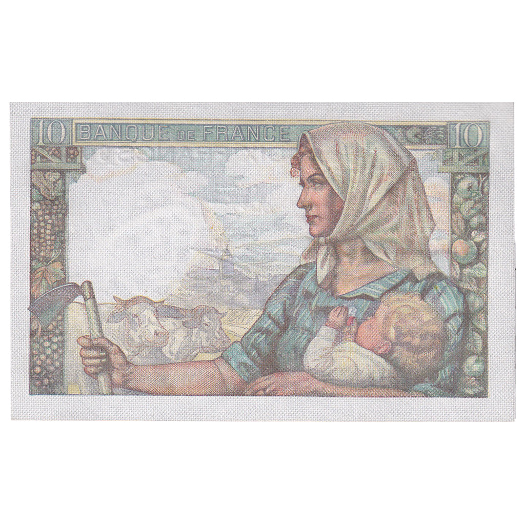 Francia, 10 Francs, Mineur, 1945, E.101, FDS, Fayette:8.14, KM:99e