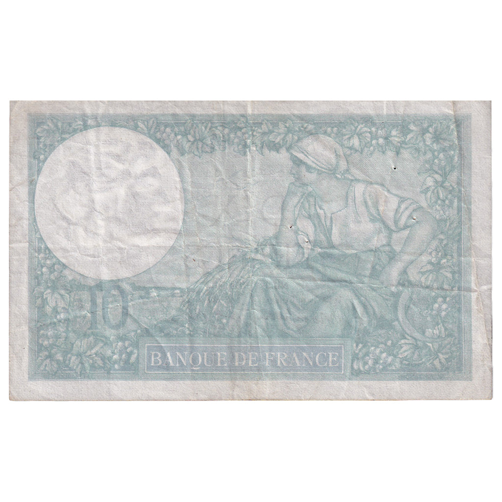 Francia, 10 Francs, Minerve, 1941, P.83483, MB+, Fayette:7.27, KM:84