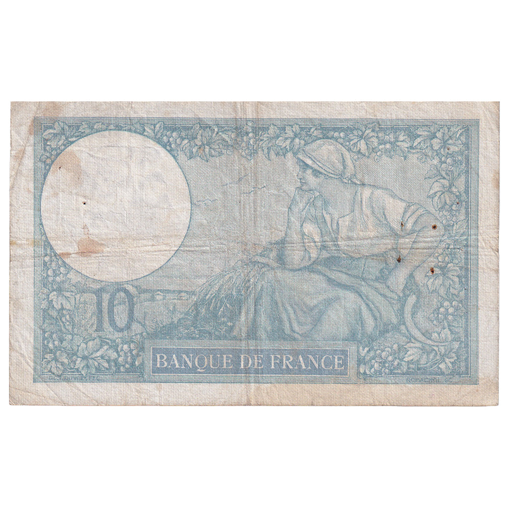 Francia, 10 Francs, Minerve, 1941, Q.83794, MB, Fayette:7.28, KM:84
