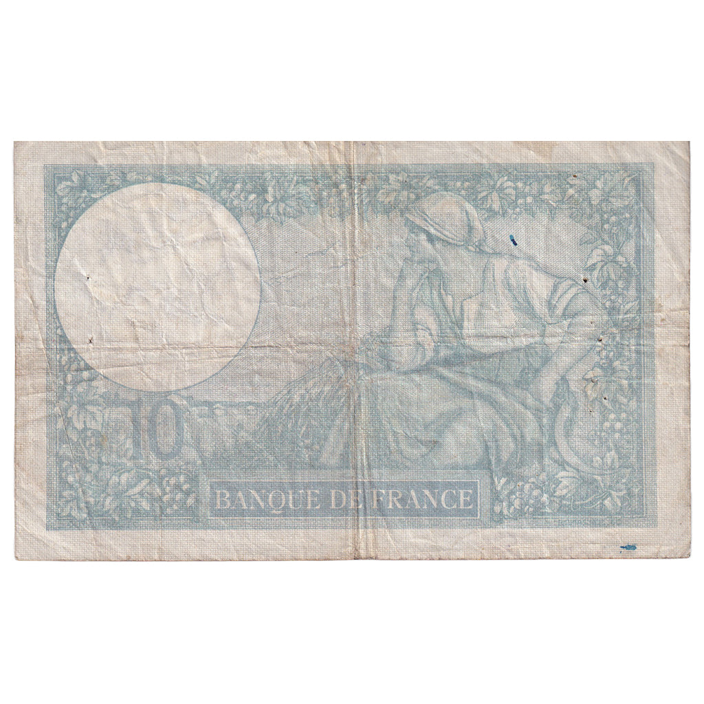 Francia, 10 Francs, Minerve, 1941, E.84766, MB, Fayette:7.29, KM:84