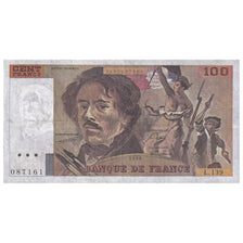 Frankreich, 100 Francs, Delacroix, 1990, L.139, SS, Fayette:69bis.1a, KM:154d