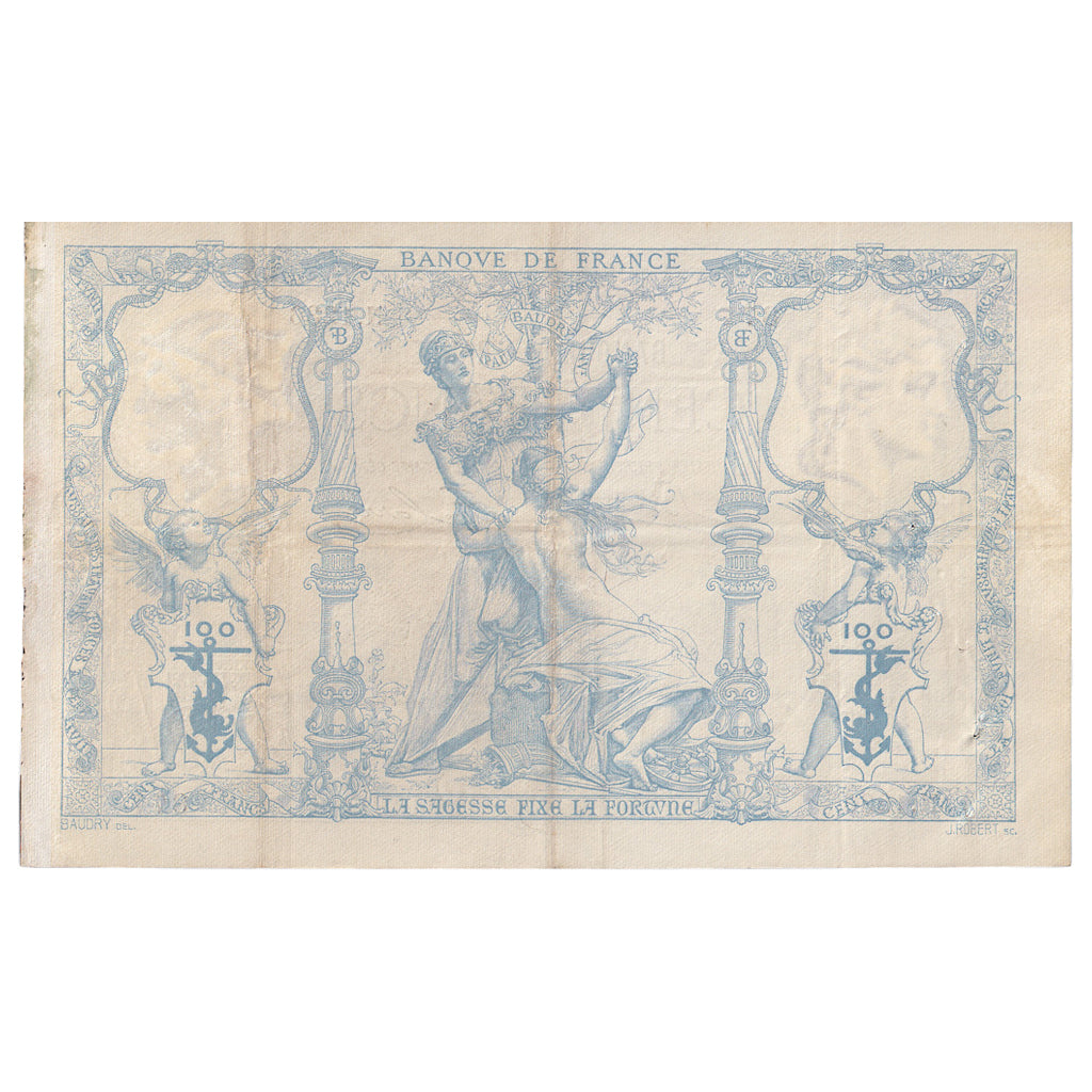 Francia, 100 Francs, 1887-04-05, N.1236, VF 30, PMG