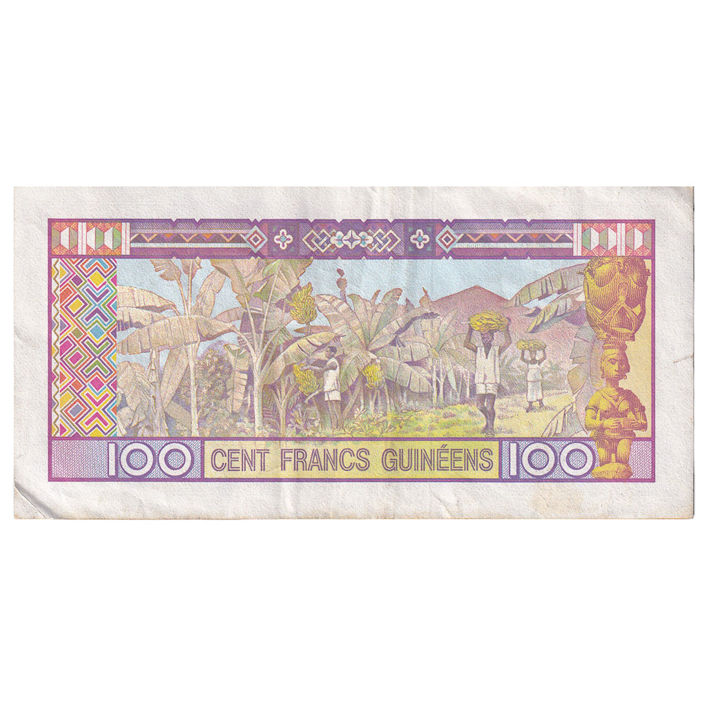 Banconote, Guinea, 100 Francs, 1985, KM:30a, BB