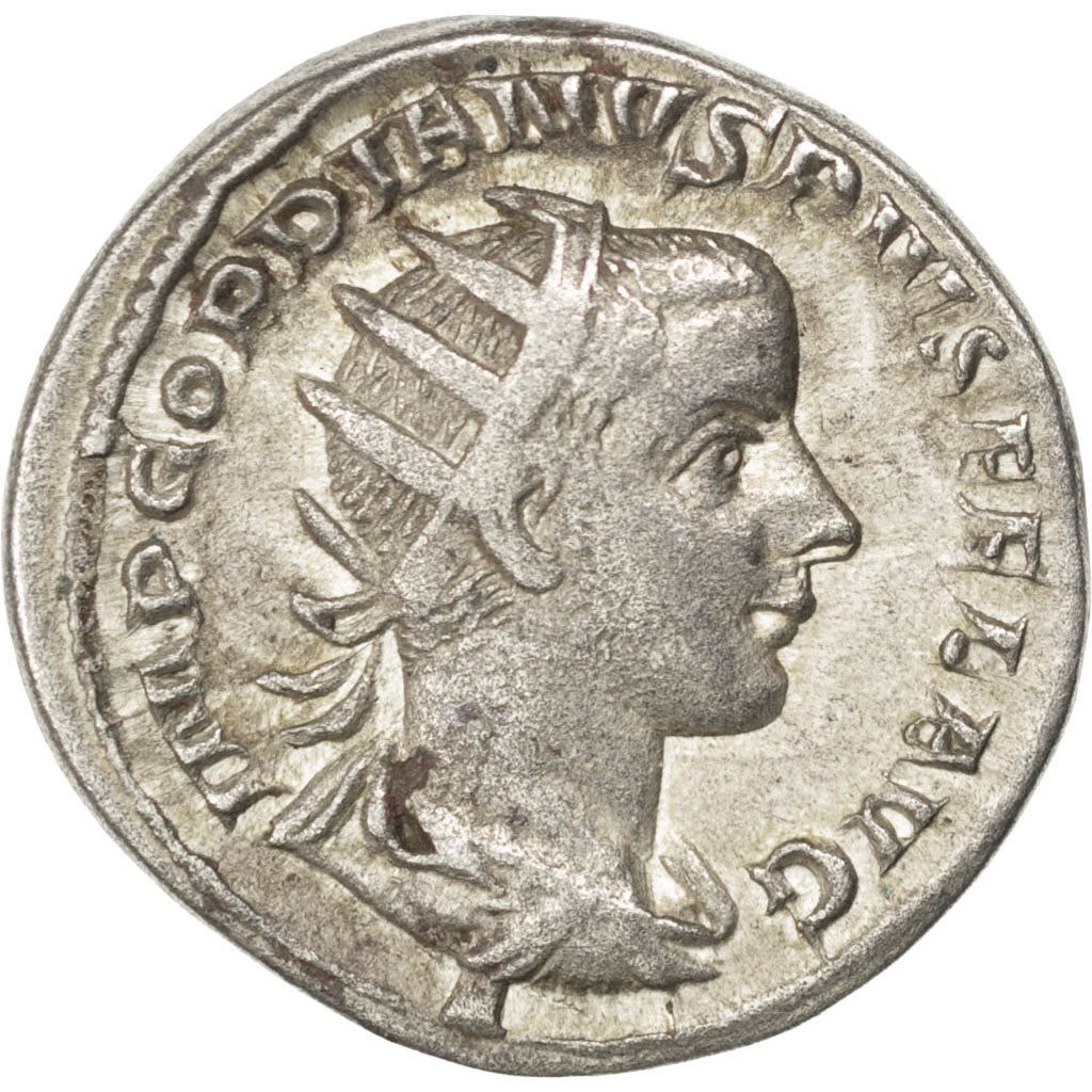 Moneta, Gordian III, Antoninianus, Roma, EF(40-45), Bilon, RIC:84
