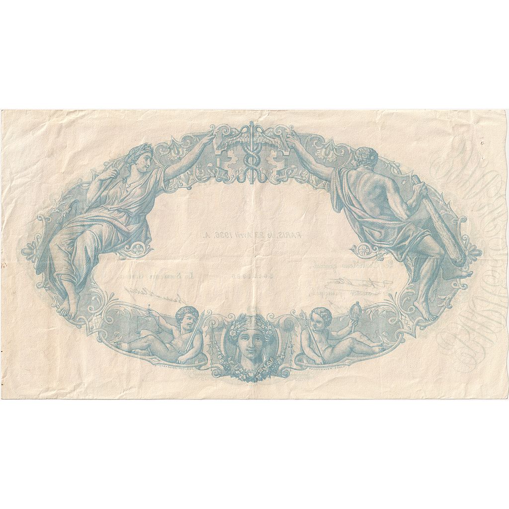 Francia, 500 Francs, Bleu et Rose, 1936, R.2248, MBC+, Fayette:30.37, KM:66m