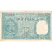 France, 20 Francs, Bayard, 1917, R.1419, AU(55-58), Fayette:11.02, KM:74