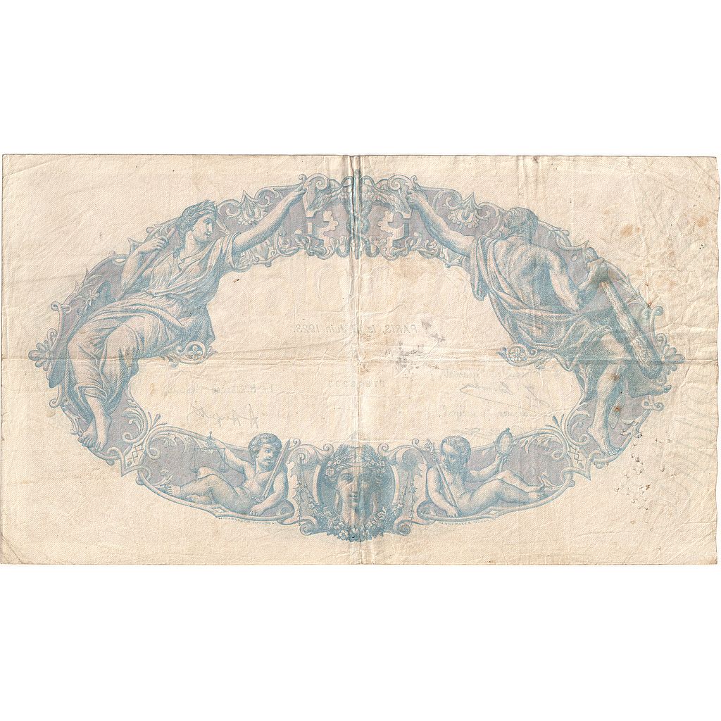 Francia, 500 Francs, Bleu et Rose, 1923, O.689, BC+, Fayette:30.27, KM:66j