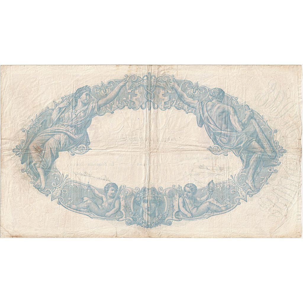 Francia, 500 Francs, Bleu et Rose, 1937, W.2597, BC, Fayette:30.38, KM:66m