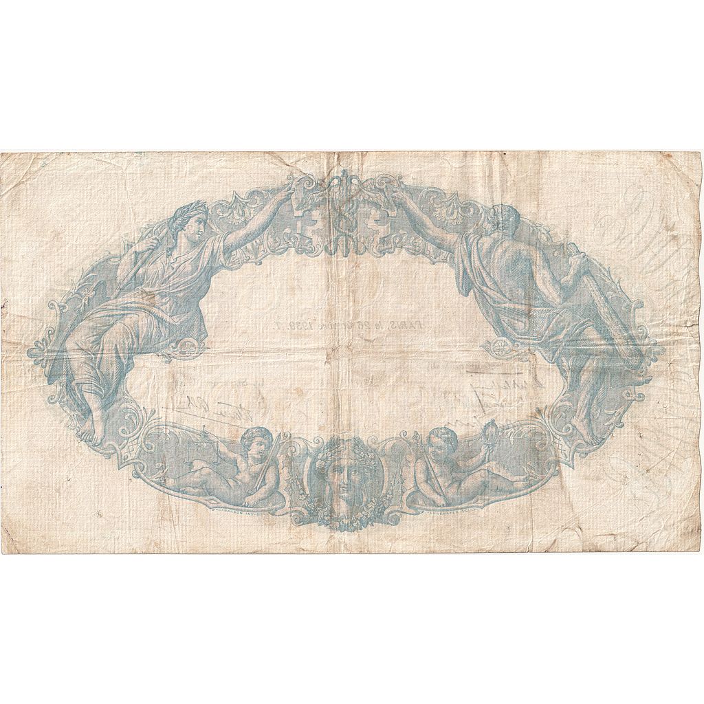 Frankreich, 500 Francs, Bleu et Rose, 1939, W.3706, S+, Fayette:31.45, KM:88c